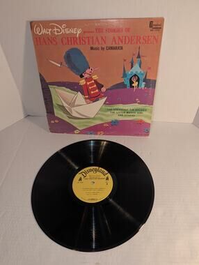 Walt Disney Hans Christian Andersen Record 33 RPM LP DQ-1276 Disney 1965 Y